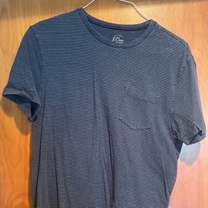 Men’s dressy casual subtle striped t shirt. Classic look.